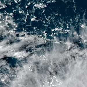 météo tropicale : Image satellite .