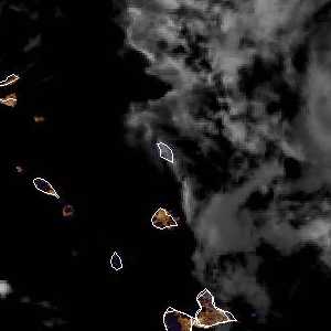 météo tropicale : Image satellite .