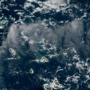 météo tropicale : Image satellite .