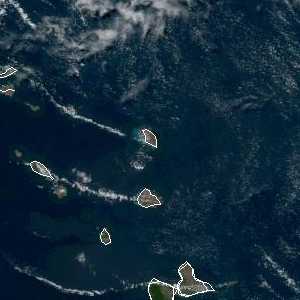 météo tropicale : Image satellite .
