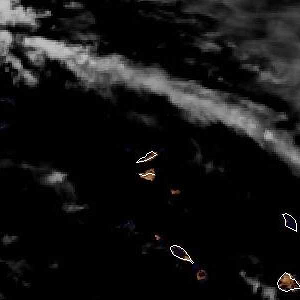météo tropicale : Image satellite .