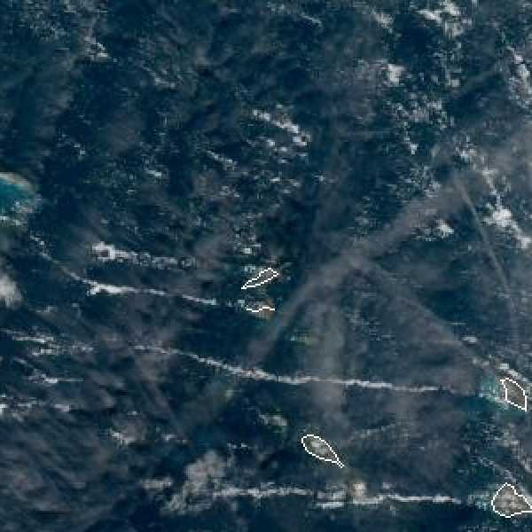 météo tropicale : Image satellite .