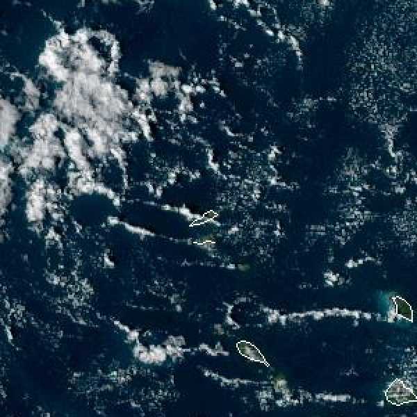 météo tropicale : Image satellite .