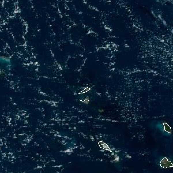 météo tropicale : Image satellite .