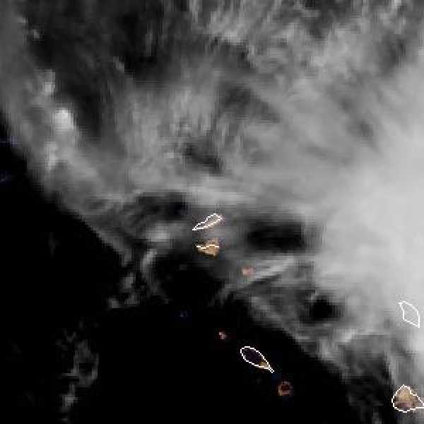 météo tropicale : Image satellite .