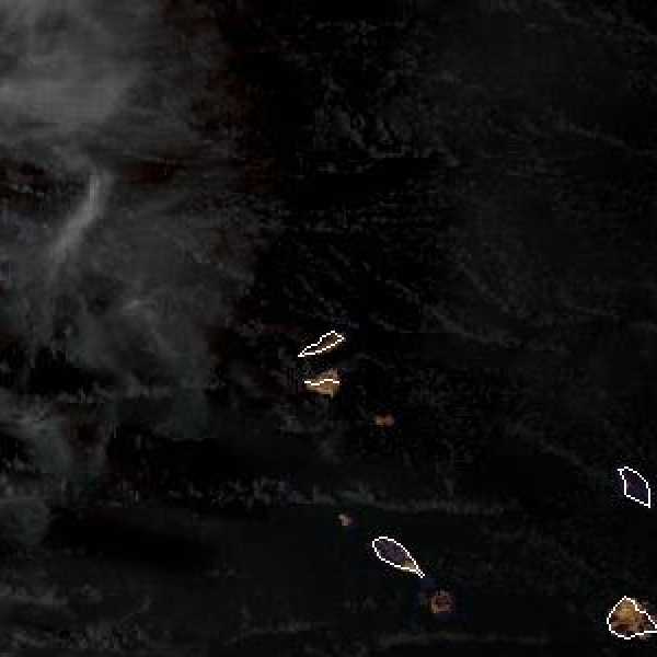météo tropicale : Image satellite .