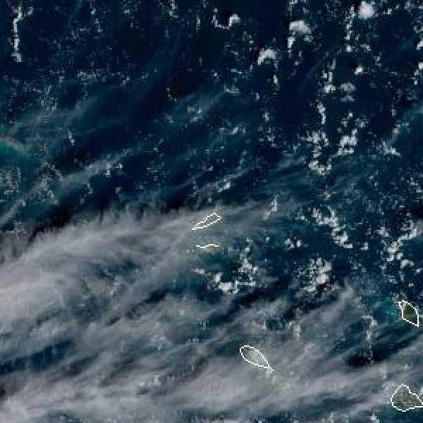 météo tropicale : Image satellite .