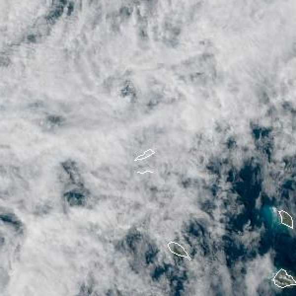 météo tropicale : Image satellite .