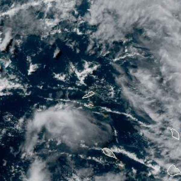 météo tropicale : Image satellite .