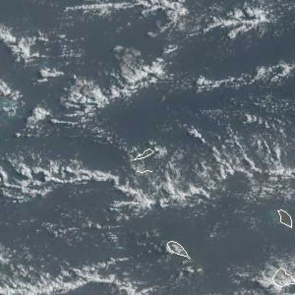 météo tropicale : Image satellite .