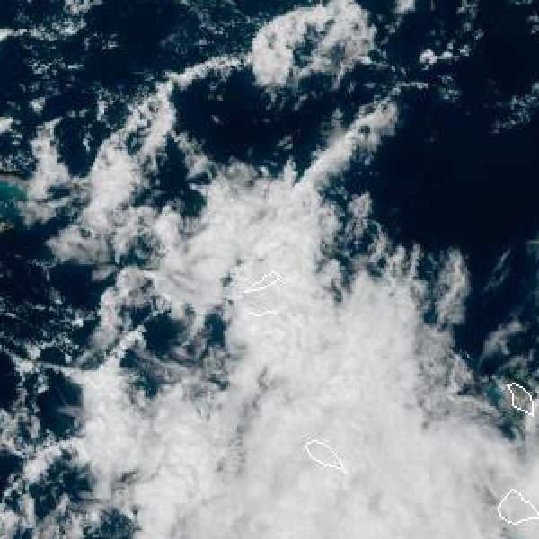 météo tropicale : Image satellite .