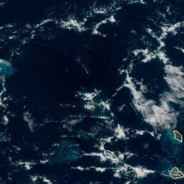 météo tropicale : Image satellite .