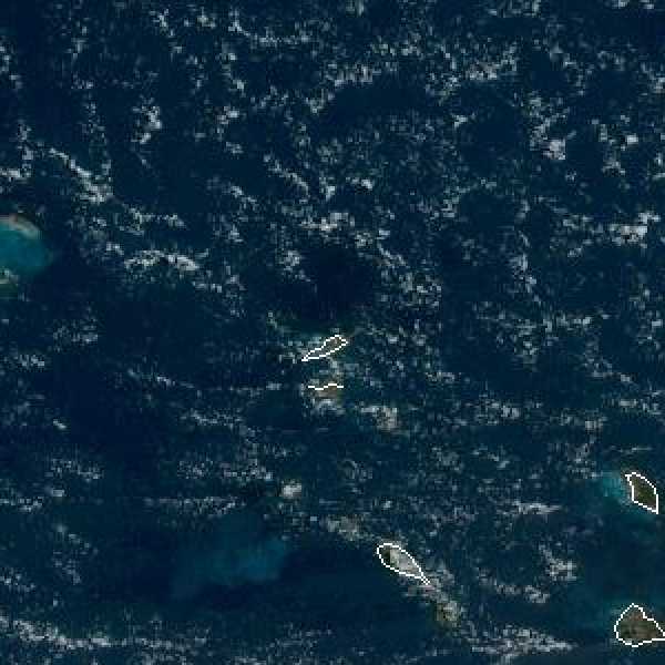 météo tropicale : Image satellite .