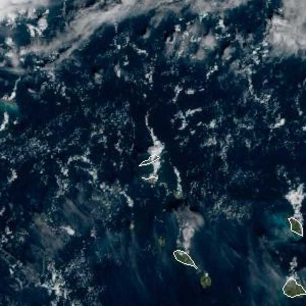 météo tropicale : Image satellite .