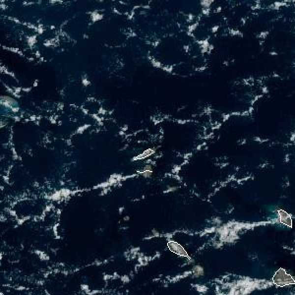 météo tropicale : Image satellite .