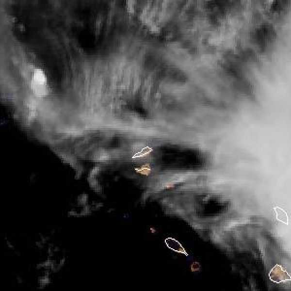 météo tropicale : Image satellite .