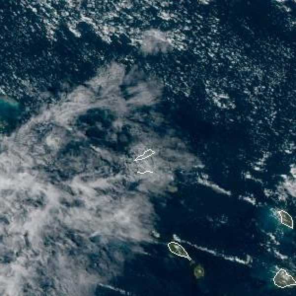 météo tropicale : Image satellite .