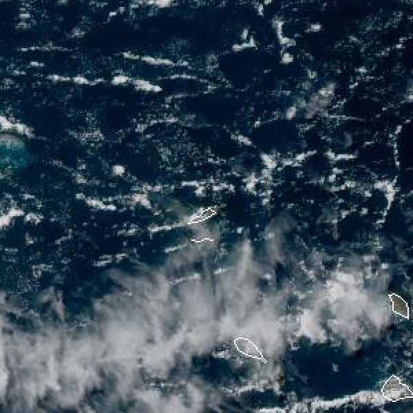 météo tropicale : Image satellite .