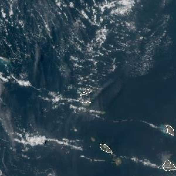 météo tropicale : Image satellite .