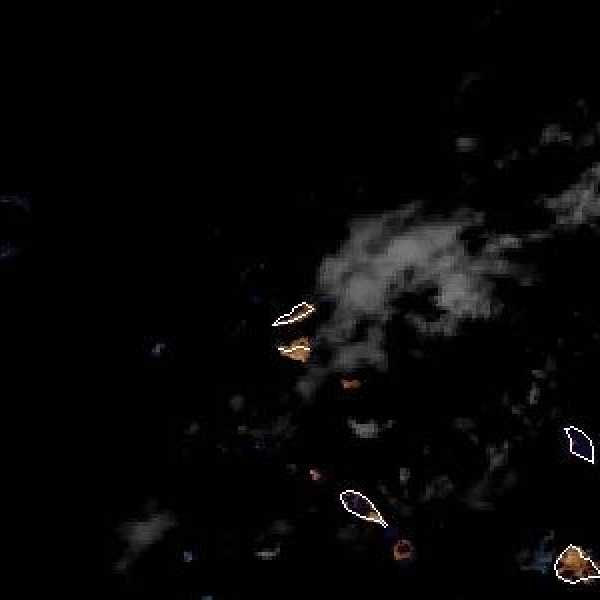 météo tropicale : Image satellite .