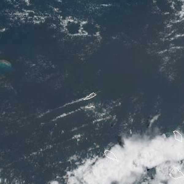 météo tropicale : Image satellite .