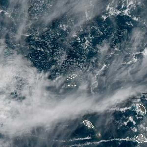 météo tropicale : Image satellite .