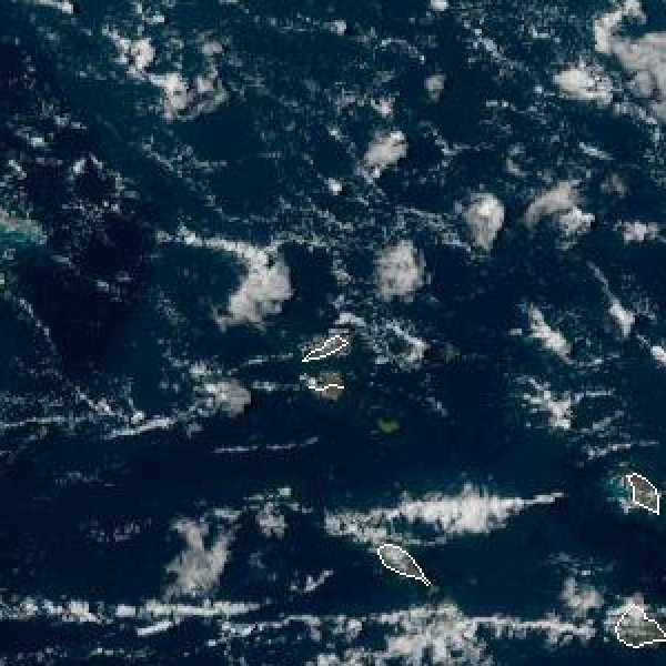 météo tropicale : Image satellite .