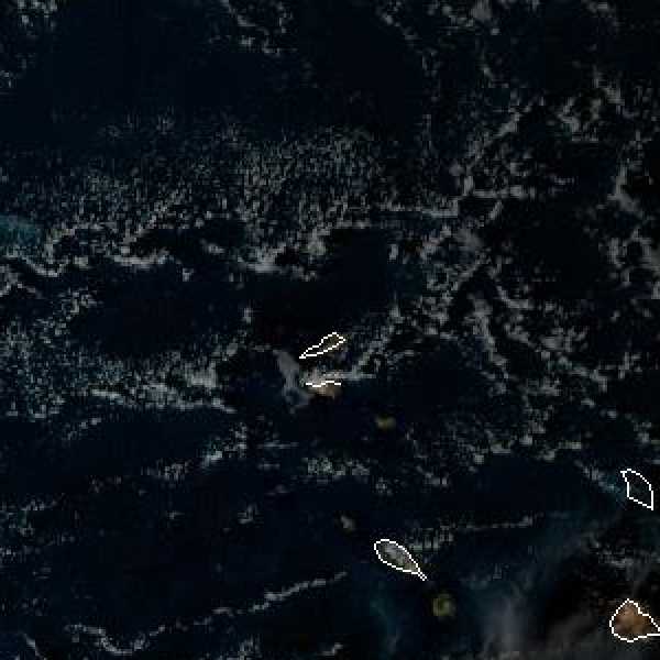 météo tropicale : Image satellite .