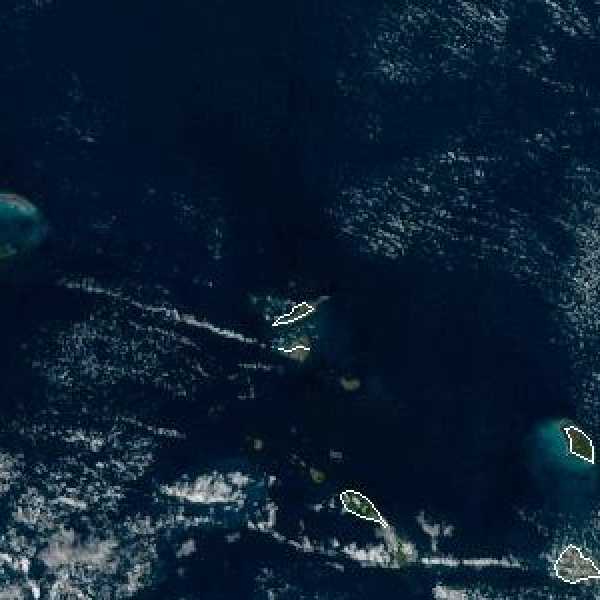 météo tropicale : Image satellite .