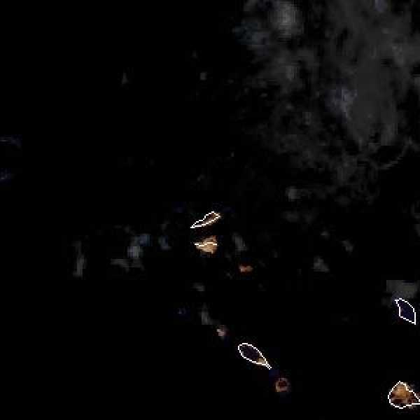 météo tropicale : Image satellite .