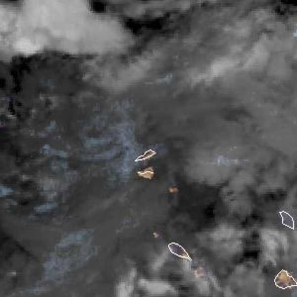 météo tropicale : Image satellite .