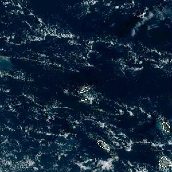 météo tropicale : Image satellite .