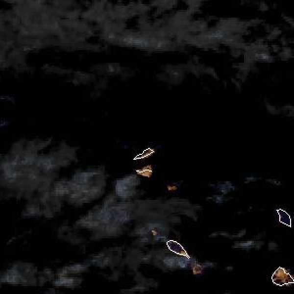 météo tropicale : Image satellite .