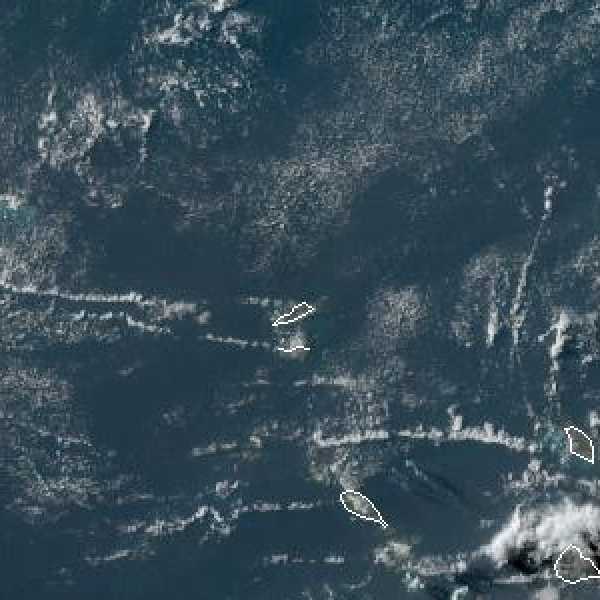 météo tropicale : Image satellite .