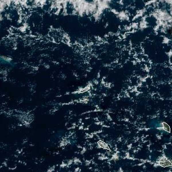 météo tropicale : Image satellite .