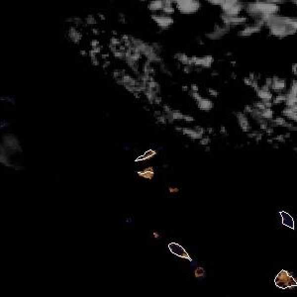 météo tropicale : Image satellite .