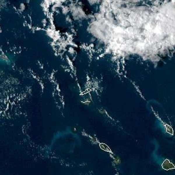 météo tropicale : Image satellite .