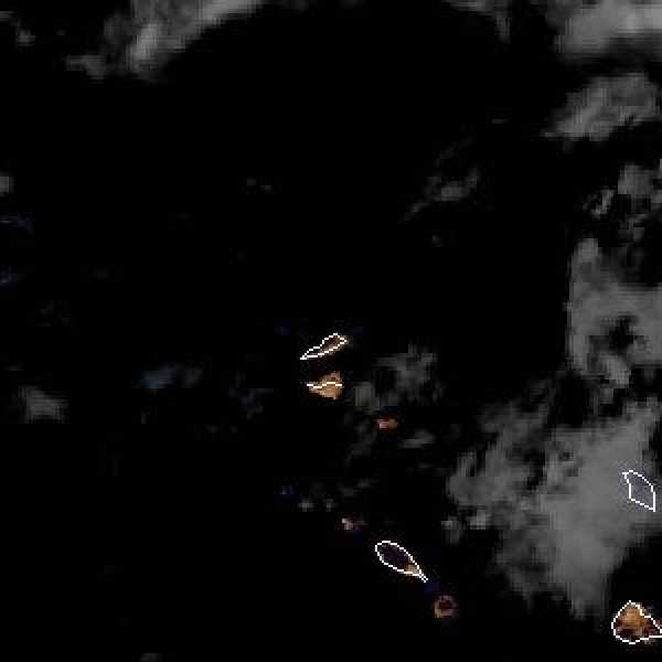 météo tropicale : Image satellite .
