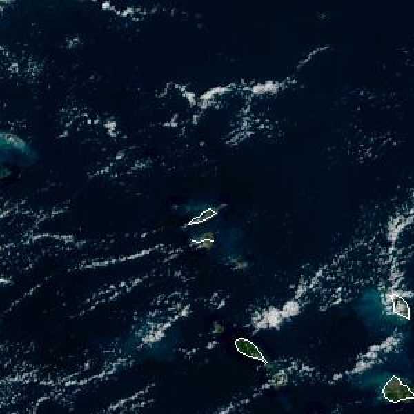 météo tropicale : Image satellite .