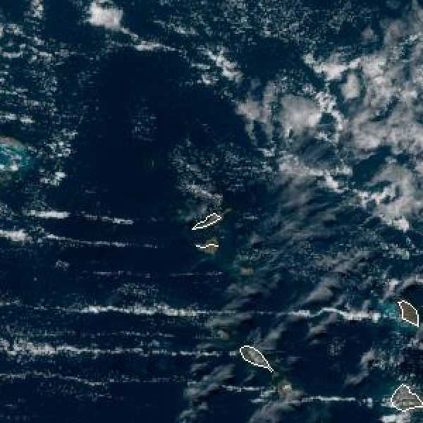 météo tropicale : Image satellite .
