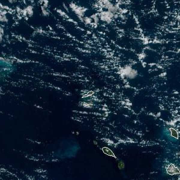 météo tropicale : Image satellite .