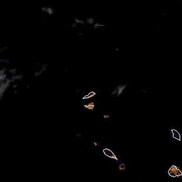 météo tropicale : Image satellite .