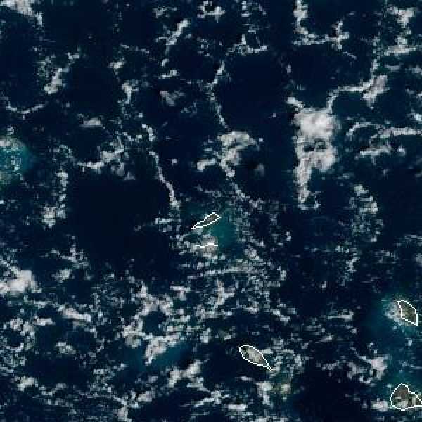 météo tropicale : Image satellite .