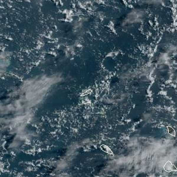 météo tropicale : Image satellite .