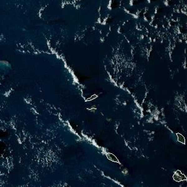 météo tropicale : Image satellite .