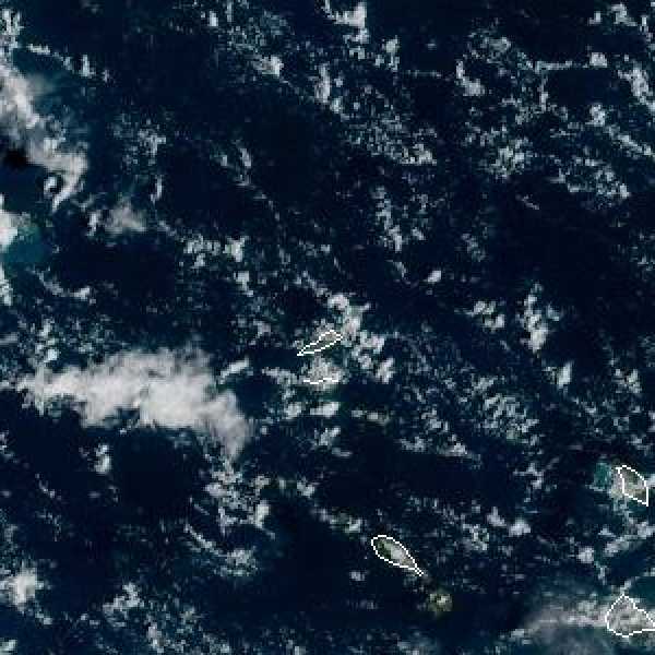 météo tropicale : Image satellite .
