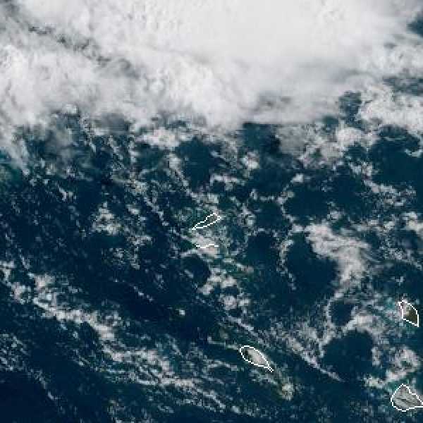 météo tropicale : Image satellite .