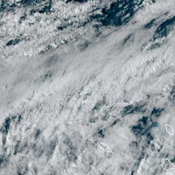 météo tropicale : Image satellite .