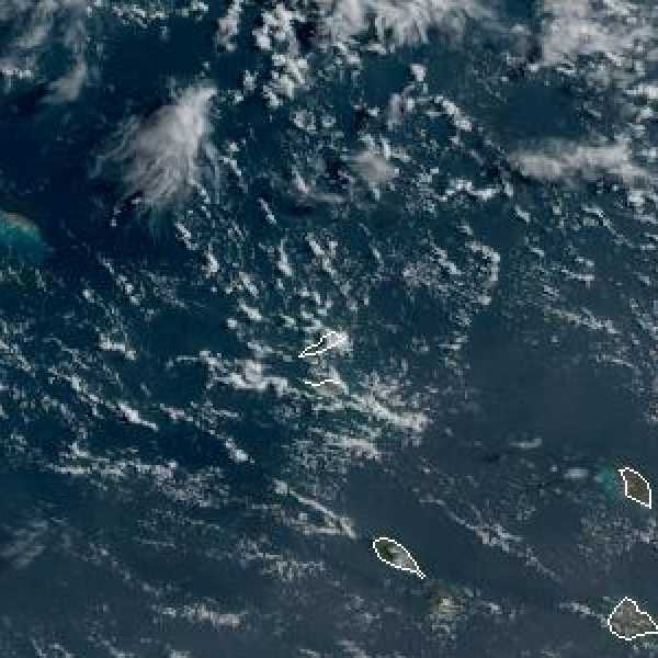 météo tropicale : Image satellite .
