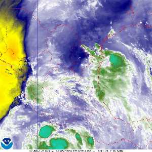 Rémanence Barry : image satellite vapeur d